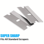100 PCS Razor Blades Single Edge Extra Sharp Heat Treated Safety Knife Scrapers - Image 6