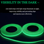 2PC Luminous Tape Self Adhesive Glow In The Dark Wall Sticker Fluorescent Light - Image 3