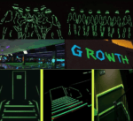 2PC Luminous Tape Self Adhesive Glow In The Dark Wall Sticker Fluorescent Light - Image 12