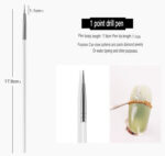 20PCS/Set Nail Art Design Dotting Painting Drawing Polish Brush Pen Tools UV Gel - Image 14