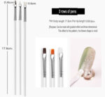 20PCS/Set Nail Art Design Dotting Painting Drawing Polish Brush Pen Tools UV Gel - Image 7