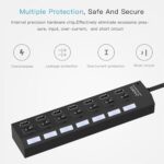 7 Port USB 2.0 / 3.0 Hub Splitter Adapter High Speed For PC Laptop Mac Desktop - Image 9