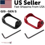 Anodized Aluminum Flared Magwell For Glock 19/17/22/24/31/34/35/37 Gen 1/2/3/4/5