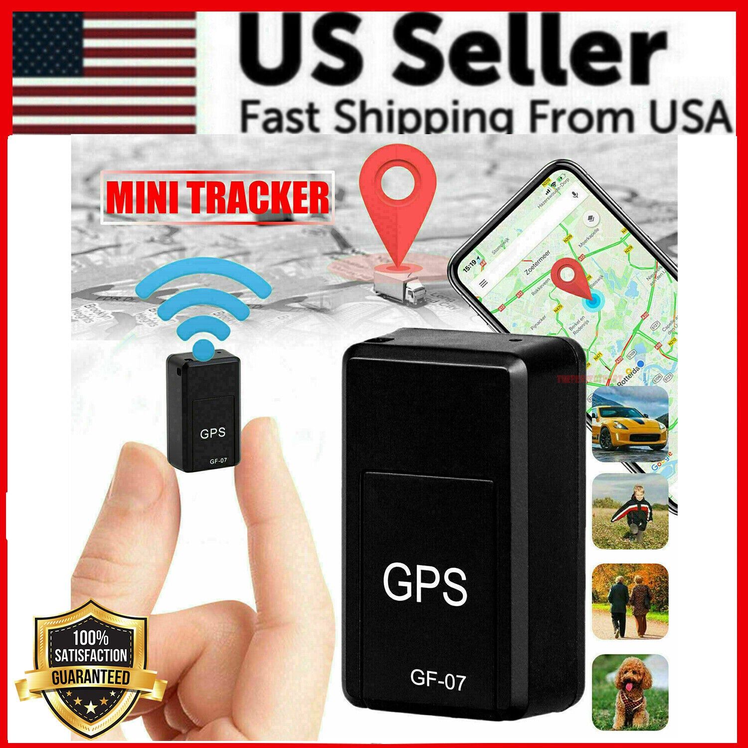 d0102777jtj.jpg GF07 Mini Magnetic GPS Tracker Real-time Car Truck Vehicle Locator GSM GPRS USA - Image 1