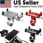 Aluminum Motorcycle Bike Bicycle Holder Mount Handlebar For Cell Phone GPS US - Image 3