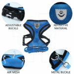 Cat Dog Pet Harness Adjustable Control Vest Dogs Reflective S M L XL Leash - Image 24