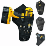 Heavy Duty Drill Holster Tool Belt Pouch Bit Holder Hanging Waist Bag Drill Tool - Image 13