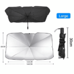 57" Car Windshield Sun Shade Foldable Umbrella Front Window Cover Visor Umbrella - Image 12