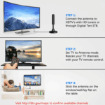 5600Miles Upgraded TV Antenna HDTV Amplified Digital 4K 1080P Long Range Indoor - Image 10