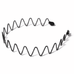 6Pcs Metal Hair Headband Wave Style Hoop Band Comb Sports Hairband Men Women US - Image 12