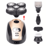 5-in-1 Rotary Electric Shaver 4D Rechargeable Bald Head Hair Beard Trimmer Razor - Image 15