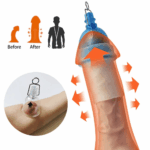 Super Penis Enlargement Extender Vacuum Stretcher Pump Hanger Bigger Enhancement - Image 9