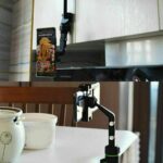 360�� Car Rearview Mirror Rotation Adjustable Phone Holder Mount Multifunction - Image 9