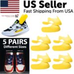 5 Pairs Shoe Protector Anti Crease Force Fields Cover Toe Cap Creasing Decreaser - Image 2