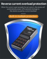 Multi 12 Port USB Charging Station Hub Desktop Wall Cell Phone Charger Organizer - Image 3