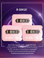 R-SIM18+ RSIM 18+ Nano Unlock Card For iPhone 14 Plus 13 12 11 Pro Max XR iOS 16 - Image 3
