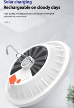 Rechargeable 60 LED Outdoor Camping Tent Light USB & Solar Lantern Hiking Lamp - Image 8