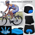 Men Women Cycling Shorts Bicycle Bike Underwear Pants With Sponge Gel 3D Padded - Image 7