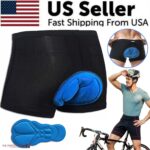 Men Women Cycling Shorts Bicycle Bike Underwear Pants With Sponge Gel 3D Padded - Image 3