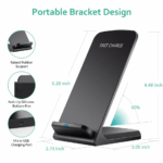 Qi Wireless Fast Charger Charging Pad Stand Dock For Samsung Galaxy iPhone Phone - Image 3