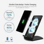Qi Wireless Fast Charger Charging Pad Stand Dock For Samsung Galaxy iPhone Phone - Image 14