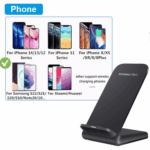 Qi Wireless Fast Charger Charging Pad Stand Dock For Samsung Galaxy iPhone Phone - Image 13