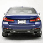 1X Black 3D USA American Flag License Plate Frame Holder Auto Car Tag Decal ABS - Image 6