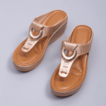 Low-Wedge Women Orthopedic Sandals Casual Flat Shoes Flip Flops Ladies Anti-Slip - Image 17