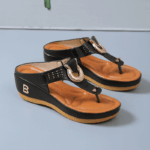 Low-Wedge Women Orthopedic Sandals Casual Flat Shoes Flip Flops Ladies Anti-Slip - Image 20