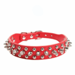 Spiked Studded Leather Dog Collar Rivets Pet Small Large Cat Pit Bull Adjustable - Image 33
