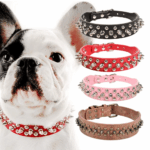 Spiked Studded Leather Dog Collar Rivets Pet Small Large Cat Pit Bull Adjustable - Image 27