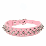 Spiked Studded Leather Dog Collar Rivets Pet Small Large Cat Pit Bull Adjustable - Image 46