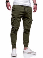 Men's Casual Joggers Pants Sweatpants Cargo Combat Loose Sport Workout Trousers - Image 7