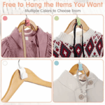40 PCS Clothes Hanger Connector Hooks Closet Hangers Organizer Space Saving Clip - Image 13
