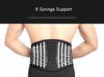 Lower Back Support Brace Lumbar Waist Belt Double Pull Breathable Belt Men Women - Image 18