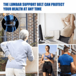 Lower Back Support Brace Lumbar Waist Belt Double Pull Breathable Belt Men Women - Image 10