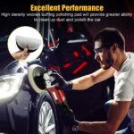 5PCS 6" Buffing Polishing Pad Wool Wheel Mop Kit For Car Polisher Drill Adapter - Image 2
