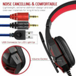 3.5mm Gaming Headset Mic LED Headphones Stereo Bass Surround For PC PS4 Xbox One - Image 8