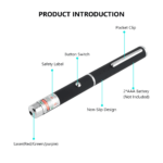 3 Packs 900Mile Laser Pointer Pen Green Blue Red Light Visible Beam Lazer - Image 3