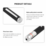 3 Packs 900Mile Laser Pointer Pen Green Blue Red Light Visible Beam Lazer - Image 5