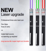 3 Packs 900Mile Laser Pointer Pen Green Blue Red Light Visible Beam Lazer - Image 7
