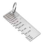 2PCS Thickness Gage Sheet Metal Gauge Measuring Tool Wire Gauge Stainless Steel - Image 15