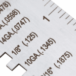 2PCS Thickness Gage Sheet Metal Gauge Measuring Tool Wire Gauge Stainless Steel - Image 17