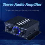 400W 12V 2 Channel Powerful Stereo Audio Power Amplifier HiFi Bass Amp Car Home - Image 15