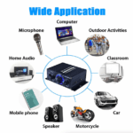 400W 12V 2 Channel Powerful Stereo Audio Power Amplifier HiFi Bass Amp Car Home - Image 16