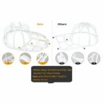 3 Pack Hat Washer Baseball Cap Cleaner Machine Washing Cage Holder Frame Net New - Image 4