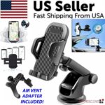 360�� Universal Mount Holder Car Stand Windshield For Mobile Cell Phone GPS