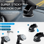 360�� Universal Mount Holder Car Stand Windshield For Mobile Cell Phone GPS - Image 6
