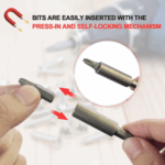 37 Piece Impact Screwdriver Bit Set Nut Driver Torx Phillips Tool Magnetic Drill - Image 13