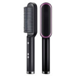 Hair Straightener Brush Straightening Curler Hot Comb Electric Adjustable Heat - Image 4